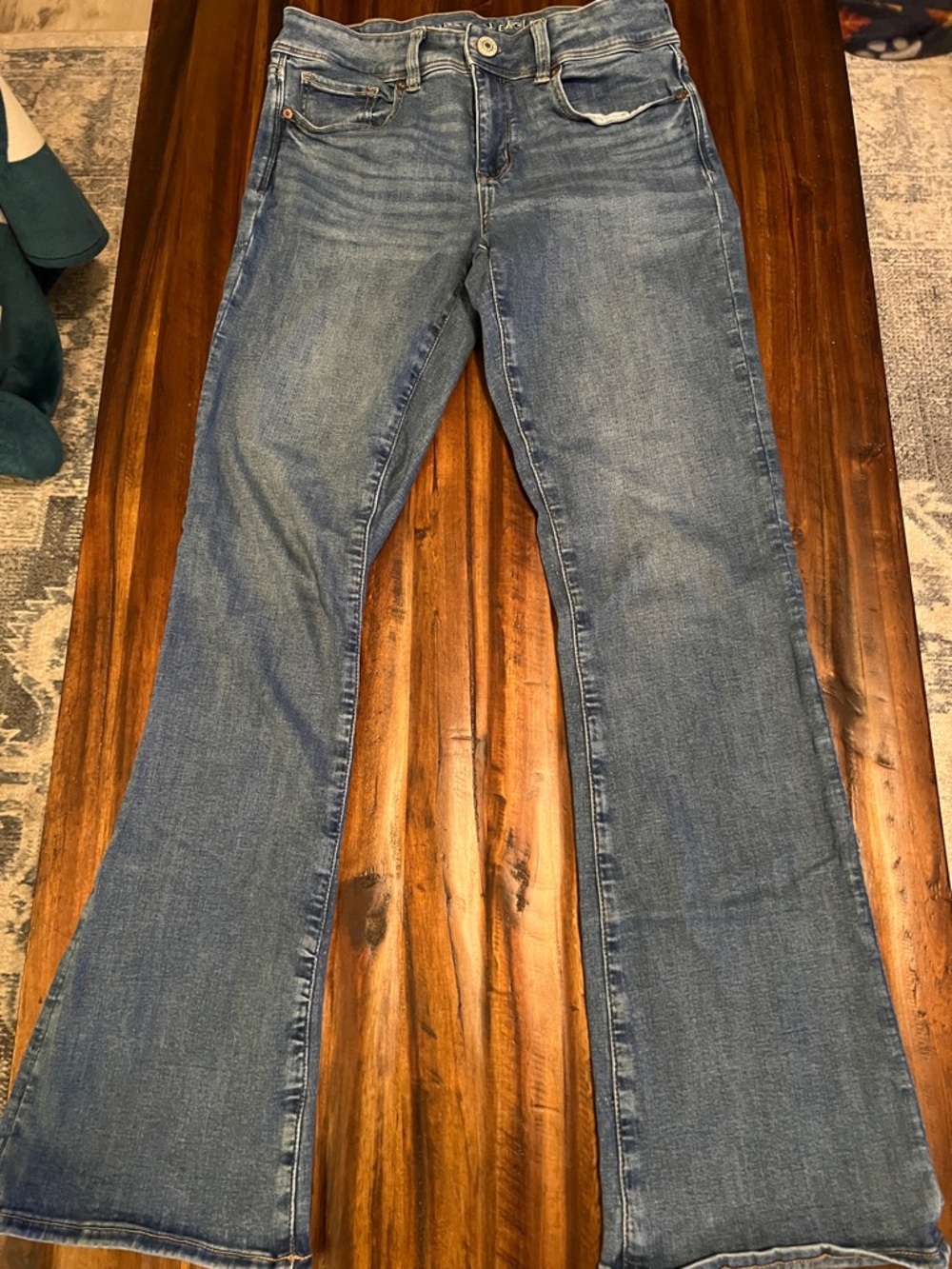 American Eagle Outfitters Light Blue Flare Jeans